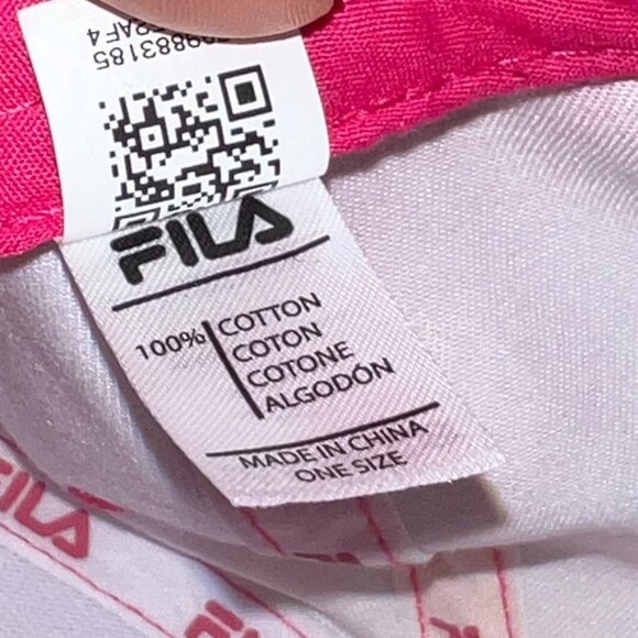 Fila Tie-Dye Adjustable Strapback Baseball Cap - Y2K Gradient Trucker Aesthtic - Picture 7 of 7